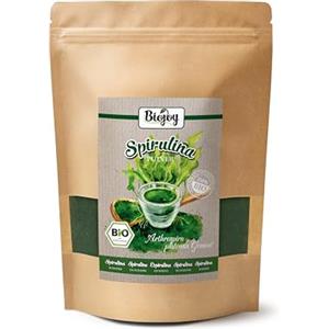 Biojoy Spirulina (Alga) Biologica in Polvere (500 g), Pura e Senza Additivi (Arthrospira platensis)