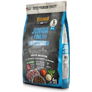Belcando Grain Free Poultry Junior 4 kg - Cibo secco per cani giovani senza cereali, ideale per taglie medie e grandi a partire da 4 mesi