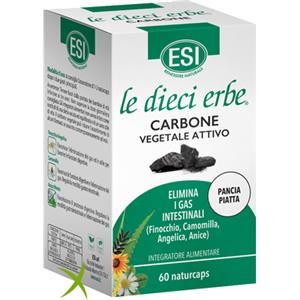 Esi le Dieci Erbe Carbone Vegetale Attivo 60 Naturcaps