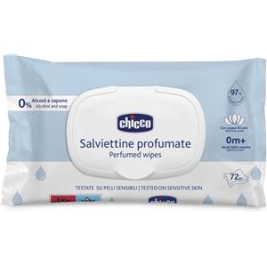 Chicco Salviettine Detergenti Senza Profumo 72 Pezzi - Ideali per Neonati e Bambini, con Bisabololo ed Estratto di Malva