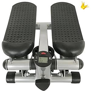 Anth Mini Stepper, Twister Stepper con Power Ropes, Stepper per casa, Step Fitness Attrezzature Regolabili con Display LCD per Allenamento Indoor,2 in 1 per Casa, Peso Massimo Utente 100kg