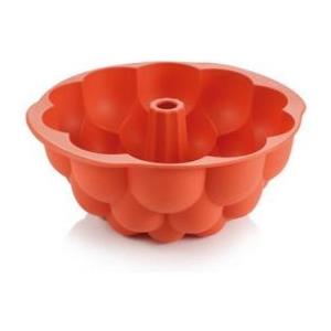 Tescoma Stampo Ciambella Alto in Silicone Lampone 24 cm - Resistente al Calore e Lavabile in Lavastoviglie