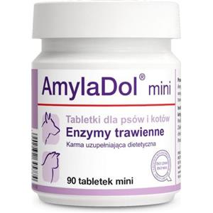 Dolfos AmylaDol Mini 90 Compresse - Alimento Supplementare per Cani e Gatti, Equilibra i Disturbi Digestivi
