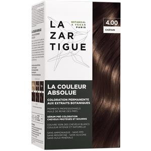 Lazartigue Couleur Absolue - Colorazione Permanente Castano 4.00 senza Ammoniaca con Estratti Vegetali