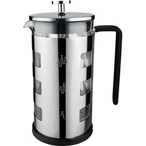Café Olé Amico 600 ml Caffettiera French Press, 5 tazze (2 mug), argento