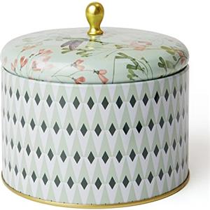 La Jolíe Muse Candele profumate, Tè bianco 2 stoppini,in Cera di Soia Naturale, per Natale,Festa, durata: fino a 50 Ore,14.1Oz/400g