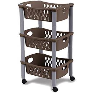 Stefanplast CARRELLO OTELLO A 3 PIANI MOKA