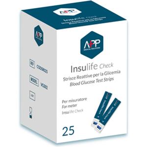 Codisan Insulife Check - Strisce Reattive per Glicemia 25 Pezzi