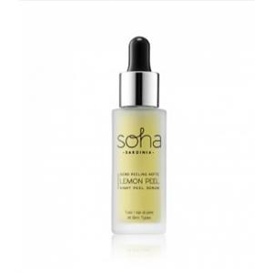 Soha Sardinia Lemon Peel Siero Peeling Notte 30 ml - Rinnova e illumina la pelle con Alfaidrossiacidi