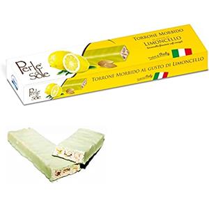 Perle di Sole Torrone Morbido al gusto di Limoncello & Cioccolato Bianco - Perle di Sole