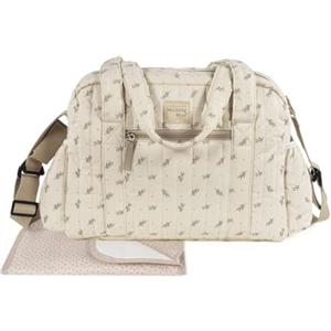 Walking Mum Borsa Fasciatoio Mimosa di Walking Mum: Borsa Pannolini Unisex Adulti, Bicolore Beige/Rosa e Beige/Verde, Hobo, Tutte le Stagioni