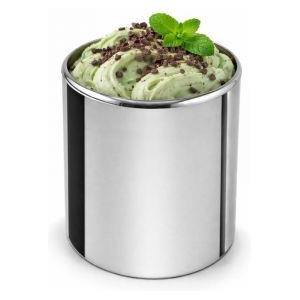 HOUSE VGCV00-X Carapina in acciaio inox AISI 304 professionale per gelato artigianale - 20x25h cm, Certificata Made in Italy