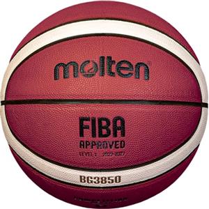 Molten Basketball B6G3850 Pallone da allenamento TOP, pelle sintetica, 12 campi, misura 6