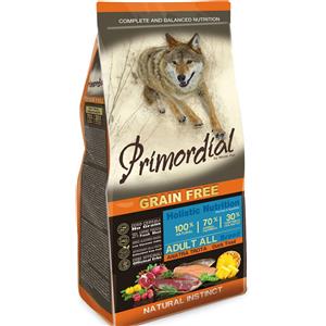 Primordial by Mister Pet Primordial Grain free cane adulto All Breeds Trota e Anatra 12 Kg