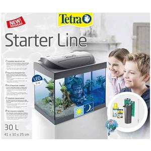 Generic Tetra Acquario Starter Line 30 Led 6W Completo 41x30x25cm 30 litri con Luce Notturna