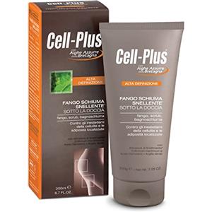 CELL-PLUS CELL PLUS Fango Schiuma Snellente, Crema Schiumosa Per Combattere Gli Inestetismi Della Cellulite e Le Adiposità Localizzate, 200 ml