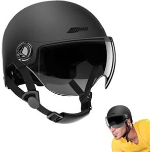 Arrovarp Mezzi Caschi Da Bici, Caschi Certificati 3C | Semicaschi Ammortizzanti Per Uomo Donna | Casco Da Bici Per Adulti Retroilluminazione | Casco Bici O Monopattino