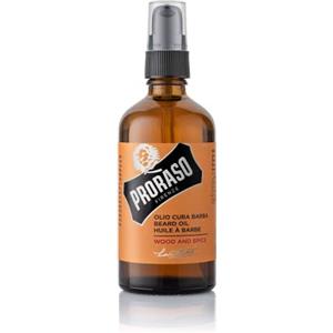 Proraso Olio per Barba Wood & Spice 100 ml - Idratante, Nutriente e Profumato