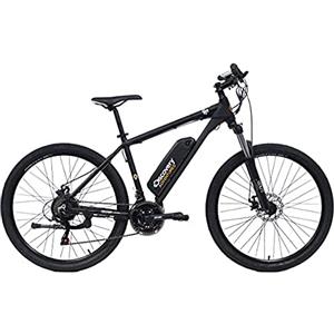 Discovery - E3000 Mountain Bike a pedalata assistita, Nero opaco