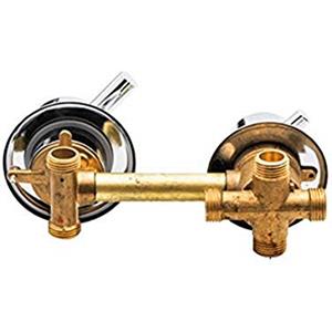 AFRUDDR Miscelatore doccia con deviatore 2/3/4/5 vie Vite uscita acqua | Filettatura interasse 10 cm 12,5 cm valvola miscelatrice ottone bagno doccia miscelatore rubinetto doccia cabina doccia