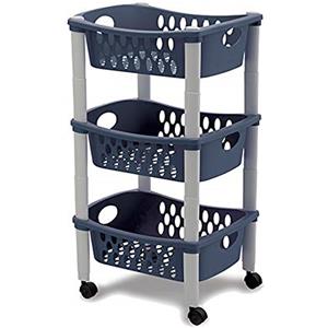 Stefanplast CARRELLO OTELLO A 3 PIANI BLU NAVY
