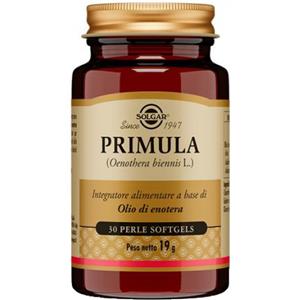 Solgar Primula - Integratore Alimentare con Olio di Enotera per Pelle e Articolazioni, 30 Perle Softgel
