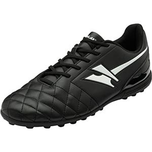 Gola Scarpe da Calcio Rey 2 VX Uomo, Nero e Bianco, 43 EU