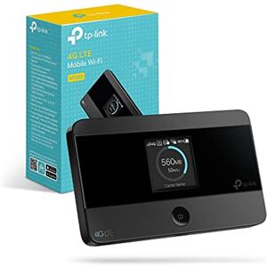 TP-Link M7350 Saponetta WiFi Portatile 4G LTE Cat4, Visualizzazione Sullo Schermo, N300Mbps, Modem Wifi, Router WiFi con Sim, Router, Modem 4g Sim, Batteria Ricaricabile, Facile da Usare