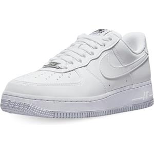 Nike DC9486-101 Air Force 1 '07 Next Nature Donna, White/White-Black-Metallic Silver EU 41