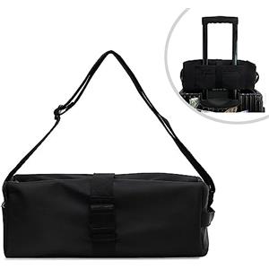 Woukksy Borsone Palestra Piccola per Donna/Uomo, Woukksy Piccolo Borsa Sportiva Impermeabile per Yoga, Nuoto, 8.1L Oxford Borsa a Tracolla alla Moda Per Viaggi Di Fine Settimana, Pendolarismo (Nero)