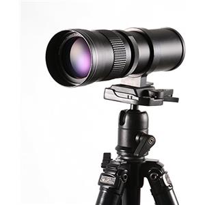 Hersmay 420-800mm f / 8.3-16 Obiettivo Super Tele Obiettivo Obiettivo zoom Obiettivo Vario per Canon EOS 1300D, 60D, 70D, 1200D, 1100D, 1000D, 760D, 750D, 700D, 650D, 600D, 550D 500D DSLR/SLR Camera