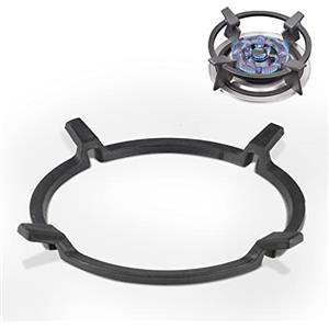 Graplan Supporto universale in ghisa per wok e stufa, accessori antiscivolo per piano cottura e pentole (diametro: 16 cm)