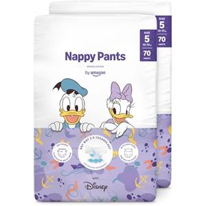By Amazon Pannolini Mutandina Disney - Taglia 5 (12-17kg) - 140 Pezzi (2 Confezioni da 70)