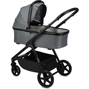 Momi Passeggino Duo MoMi GISELLE 2 in 1, combinazione di navicella e passeggino, cinture di sicurezza a 5 punti, per il bambino dal primo giorno di vita, fino a 22 kg di peso