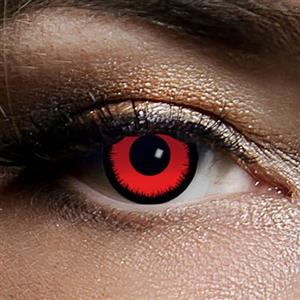 KING OF HALLOWEEN.DE 3M Lenti A Contatto Colorate Senza Prescrizione per Halloween - Zombie, Trucco Vampiro Rosso