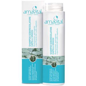 OFICINE CLEMAN Amavital Shampoo Seboregolatore Capelli Grassi 250 ml - Controllo del Sebo