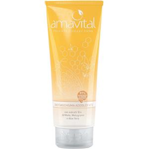 Oficine Cleman Amavital Docciaschiuma Addolcente Miele & Melograno 200 ml - Formula Naturale con Aloe Vera