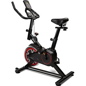 GLOBAL RELAX® | EKA INDOOR Bicicletta ergonomica professionale | Ruote di traslazione | Display LCD I Sensore di impulsi | Sedile regolabile I Confortevole | Vari livelli di intensità