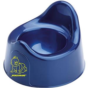 Indigos UG - Baby pentola/pot/vasino 097 con richiesta nome/testo a scelta in diversi colori per ragazzi e ragazze