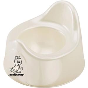 INDIGOS UG - Vasino/vasino 052 con nome/testo desiderato in diversi colori per ragazzi e ragazze - crema