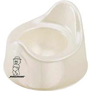 INDIGOS UG - Vasino/vasino 043 con nome/testo desiderato in diversi colori per ragazzi e ragazze - crema