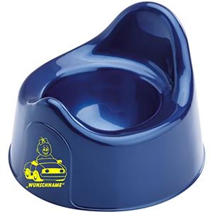 INDIGOS UG - Vasino 046 con nome/testo desiderato in diversi colori per ragazzi e ragazze - blu