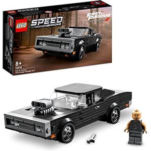 LEGO Speed Champions Fast & Furious 1970 Dodge Charger R/T, Modellino di Auto Giocattolo con Minifigure di Dominic Toretto, Set da Collezione 76912