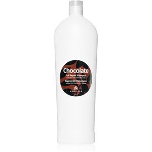 Kallos Chocolate Full Repair Shampoo 1000 ml - Nutriente e Rigenerante per Capelli Secchi e Danneggiati con Estratto di Cioccolato