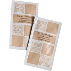 Generic Bagnodoccia shampoo Gel bagnoschiuma linea Acanto in Bustina da 10 ml, Confezione da 100 pezzi Monodose, Monouso Cortesia Hotel B&B casa Vacanze spa Palestre