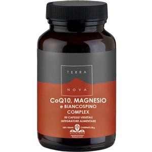 FORLIVE Srl Terranova CoQ10 Magnesio e Biancospino - Integratore per Salute Cardiovascolare