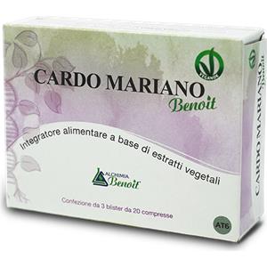 Alchimia Benoit Cardo Mariano - Integratore Epatico e Digestivo, 60 Compresse da 500 mg