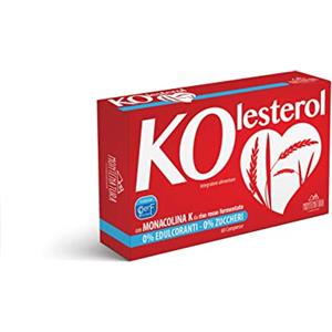 MONTENATURA® KOlesterol, Integratore Alimentare per il Controllo del Colesterolo con Riso Rosso Fermentato e Coenzima Q10