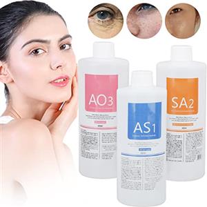 LIZEALUCKY Hydrafacial Solution, Peel Solution Siero detergente viso Peeling Skin Care Dermabrasion Facial Cleansing Serum for Hydrogen Oxygen Beauty Machine