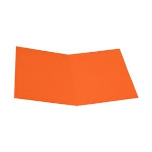 STARLINE Cartelline Semplici Arancio in Cartoncino Bristol 200g - Confezione da 50 Pezzi